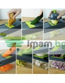 14в1 Мултифункционално кухненско ренде с приставки и контейнер